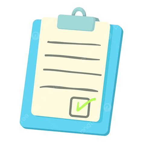 Clipboard Checklist Clipart Vector Checklist On A Clipboard Icon