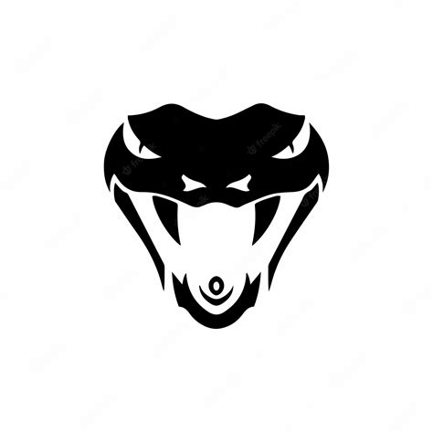 Premium Vector Viper Head Symbol Logo On White Background Tribal