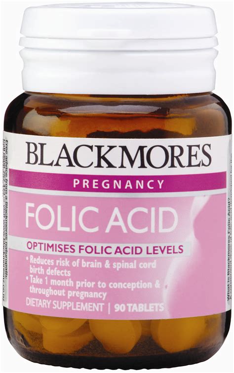 When should i start taking folic acid? Buy Blackmores Folic Acid Online - 90 Tabs