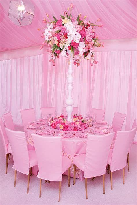 Orange and pink baby shower decorations. Elegant Pretty in Pink Baby Shower {Amazing Florals ...