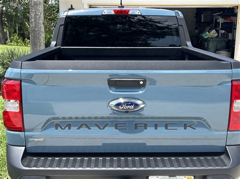 Tailgate Letters On Alto Blue Page 2 Mavericktruckclub 2022 Ford