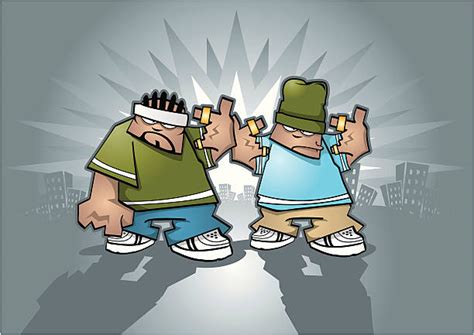 Gangsta Rap Rap Hip Hop Cartoon Illustrations Royalty Free Vector Graphics And Clip Art Istock