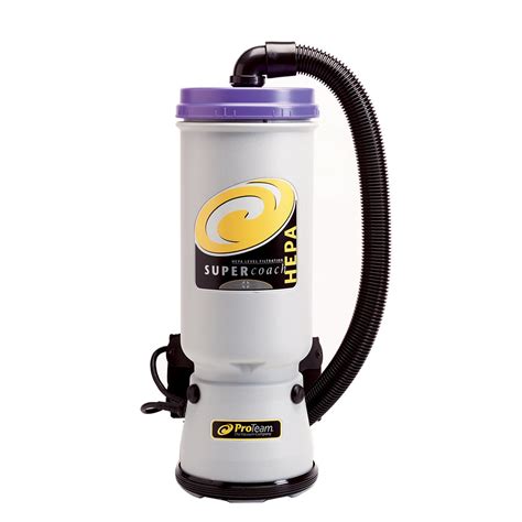 Proteam 107104 10 Qt Super Coachvac Hepa Backpack Vacuum Cleaner With