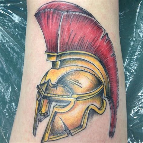 Roman Helmet Tattoo By Jared Cito Starbard Yelp