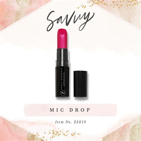 Savvy Minerals Lipstick Mic Drop Savvy Minerals Perfect Lip Color