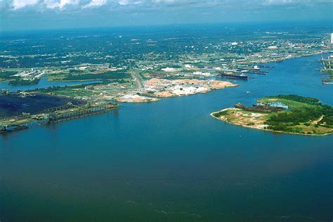 Mobile Bay Alabama Mobile Alabama Harbor Aerial View Photo Flickr