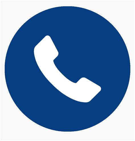 Telephone Icon Blue Png Transparent Png Kindpng