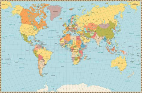 Usa And Canada Large Detailed Political Map With States Provinces And