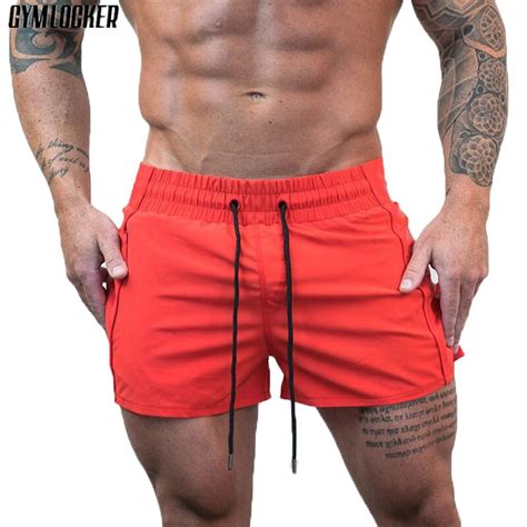 2019 new men gyms fitness bodybuilding shorts mens summer casual cool short pants male jogger
