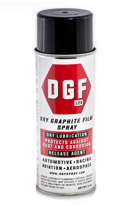 Dgf Dry Graphite Film Aerosol Spray 9 Oz Can Lubricant Etsy