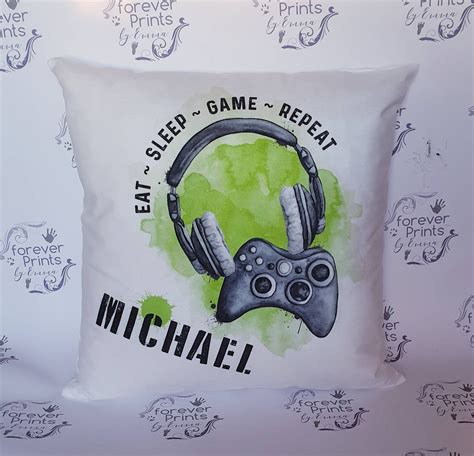 Gamer Pillow Gamer Cushion Playstation Cushion Etsy