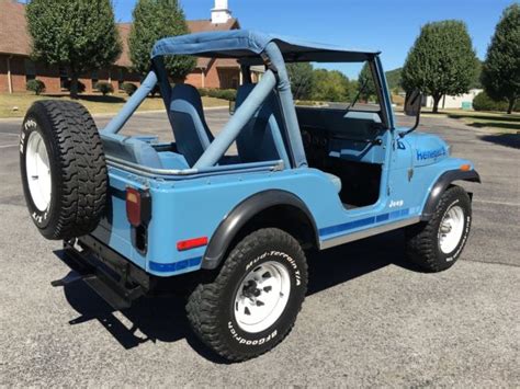 1980 jeep cj5 renegade teal blue