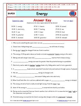 Blue blood has very little oxygen. Bill Nye - Energy - iPad Interactive Worksheet, Answer Sheet, and Two Quizzes.