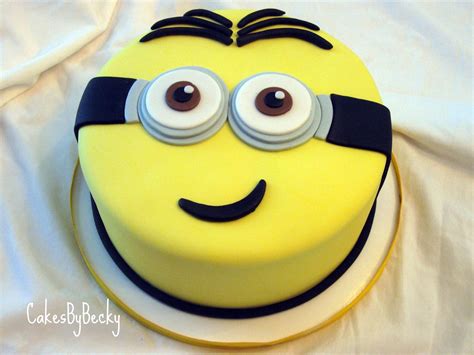 I made this fun minion cake for my 7 year old and his dad, who share a birthday. Cakes by Becky: Minion Birthday Cake