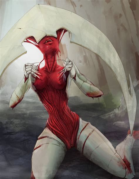 Tinyfaceart Elesh Norn Grand Cenobite Magic The Gathering Highres Girl Blood Breasts