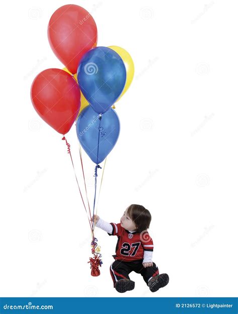 Child With Balloons Stock Photo Image Of Tall Athletic 2126572
