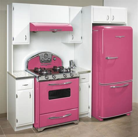 Newest Elmira Color Honeysuckle Gorgeous Retro Pink Kitchens Pink Furniture Retro Appliances