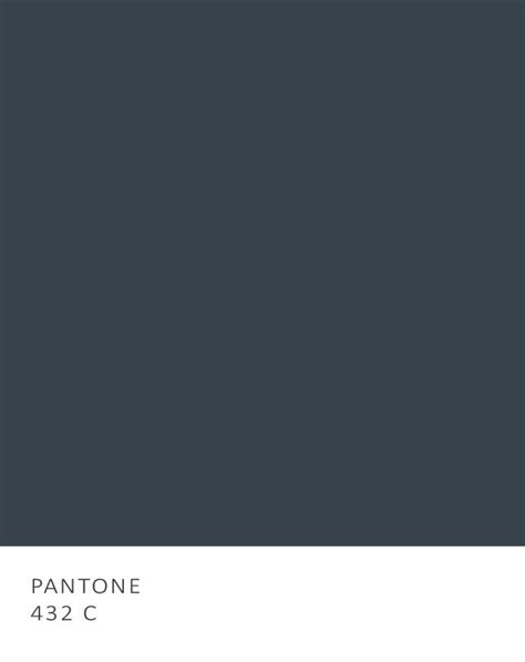 Pantone 432 C Pantone Paint Colors Color