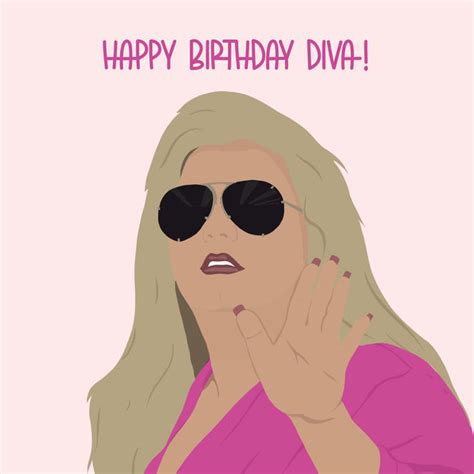 Happy Birthday Diva Gemma Collins Card Boomf