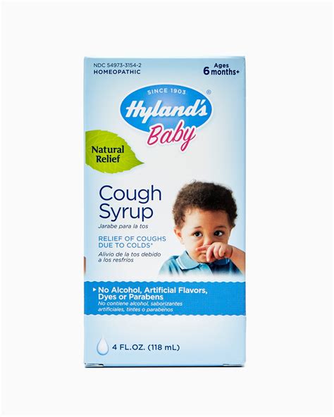 Hylands Baby Cough Syrup Natural Relief Of Coughs Due To Colds 4