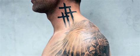 Awesome back of neck tattoo design for women. 101 Cross Tattoo Designs For Men - Outsons Tattoos