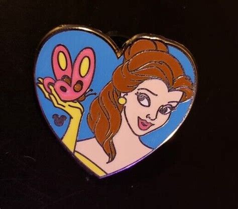 Disney Collectible Pin Princess Hearts Belle 75095 2010 Ebay