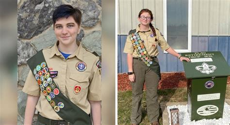 Teen Girls To Be Among First Female Eagle Scouts