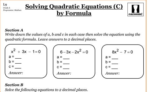 Effective algebra worksheets have to be easy to use. Quadratic Sequences Differentiated Worksheet | Kids Activities