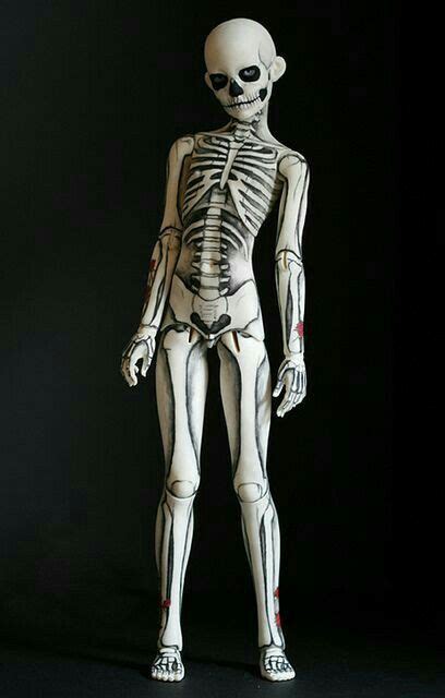 Skeleton Body Art Painting Creepy Dolls Skull Art