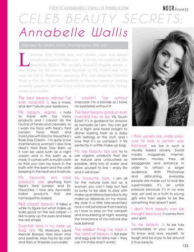 Annabelle Wallis Photo Magazine Scans Annabelle Wallis Photo