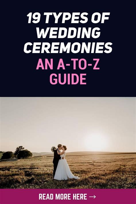 19 Different Types Of Wedding Ceremonies Explained A Z Artofit