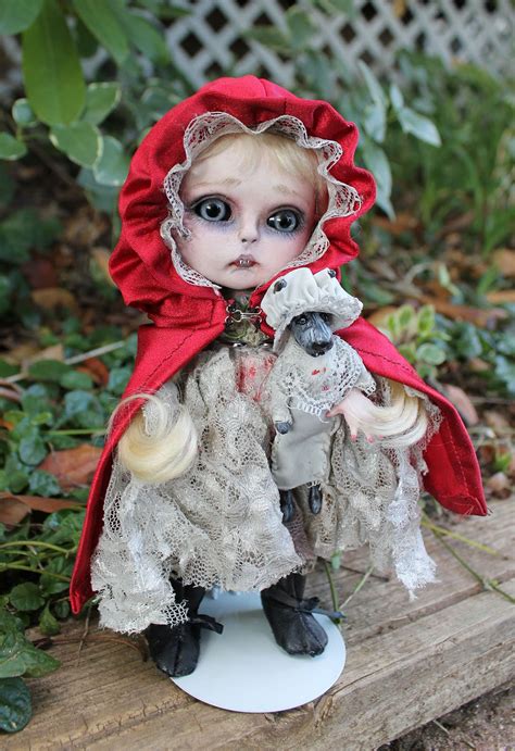 Anne Marie Gibbons Lil Poes Ooak Goth Dolls And Monsters Ooak Art Doll Horror Goth Bjd Ball