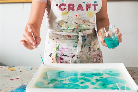 Craft Ideas Easy Step By Step To Marbling Better Homes And Gardens