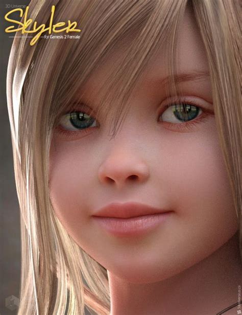 Skyler For Genesis 2 Females Bundle 3d Models For Daz Studio And Poser