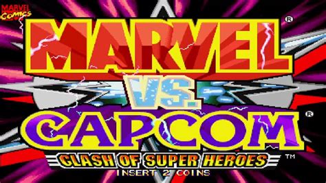 Marvel Vs Capcom Clash Of Super Heroes Cps2 Arcade Gameplay
