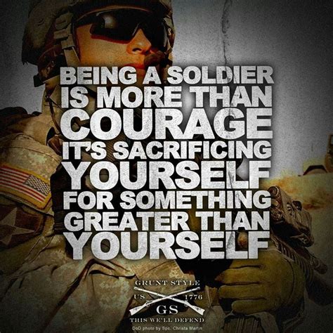 Soldiers Quotes On Bravery Quotesgram