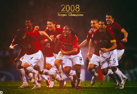 Последние твиты от manchester united (@manutd). Manchester United Champions League Moscow 2008 by ...