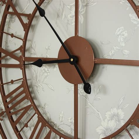 Large Copper Skeleton Clock French Style Furniture Chic French Style