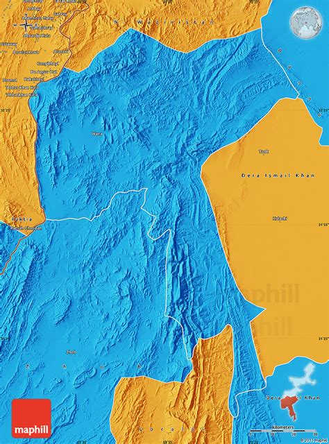 Political Map Of S Waziristan