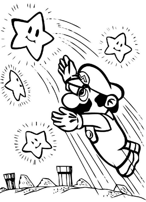Desenho De Super Mario Para Colorir