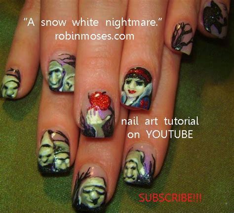 Robin Moses Nail Art Halloween Nails Scary Nails Horror Nails