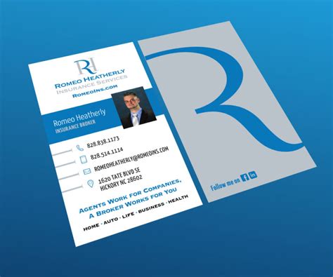 Because your family needs real insurance coverage. Reverie Media » Romeo Heatherly Insurance Business Card