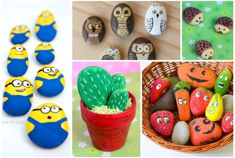 Rock Painting Ideas For Kids 25 Awesome Ideas Crafts On Sea