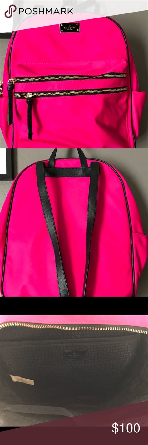112m consumers helped this year. Kate Spade Neon Pink Backpack | Pink backpack, Laptop ...