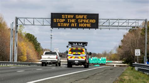 Vdot Posts Coronavirus Health Messages On Road Signs For Drivers Wset