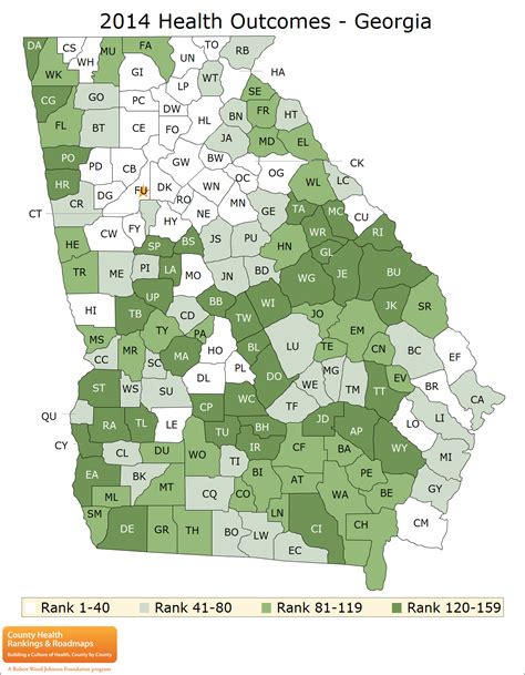 Familiar Names On List Of Healthiest Counties Georgia Health News