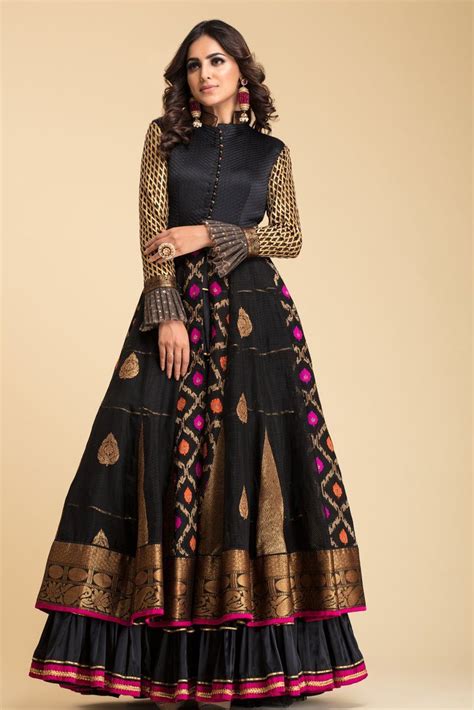 Avdi Shaded Fuschia Pink Banarsi Lehenga Indiaspopup Shrug For Dresses Indian Gowns