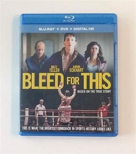 Bleed For This Blu Raydvd 2017 2 Disc Set Ebay