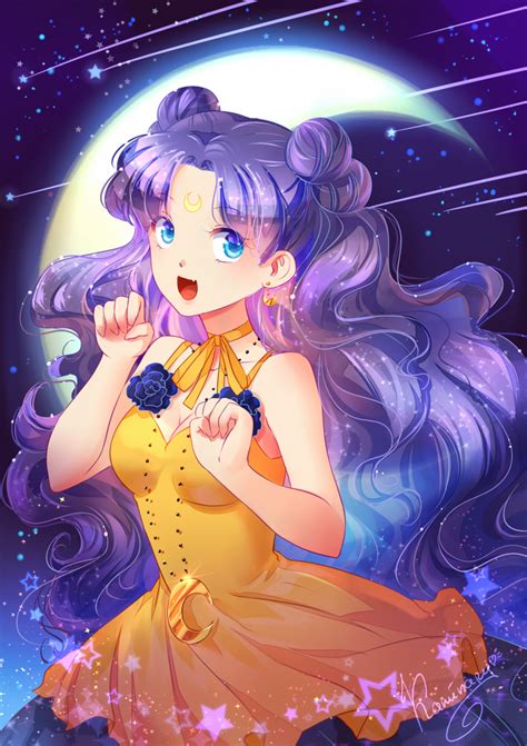 Safebooru 1girl D Bishoujo Senshi Sailor Moon Blue Eyes Blue Flower