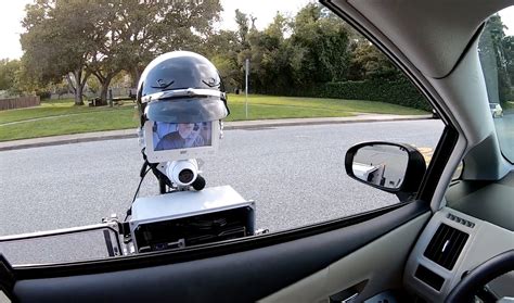 Robot Police Officer Makes A Traffic Stop Electrical Engineering News